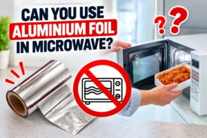 can you microwave aluminium foil