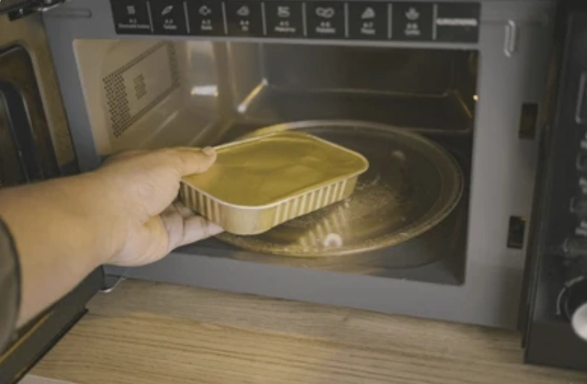 what happens if you microwave metal