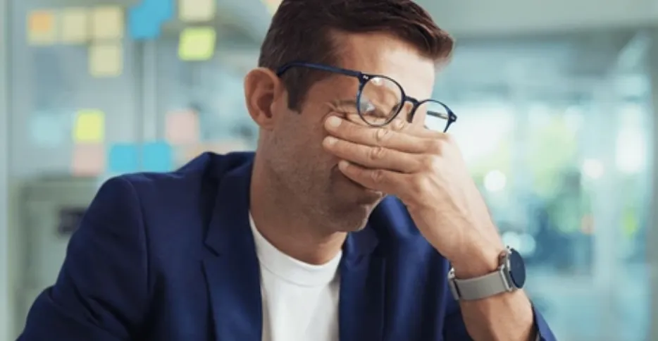 wearing the wrong glasses cause eye strain