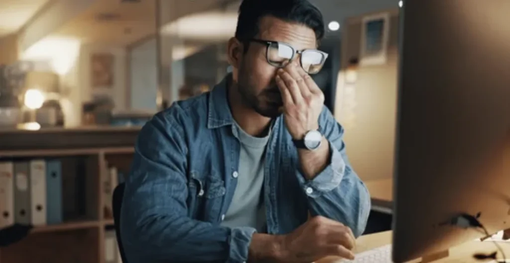 wearing wrong glasses